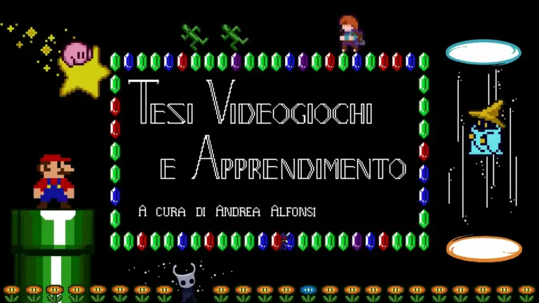 Videogiochi e apprendimento tesi. Interviste: Jonas Kyratzes