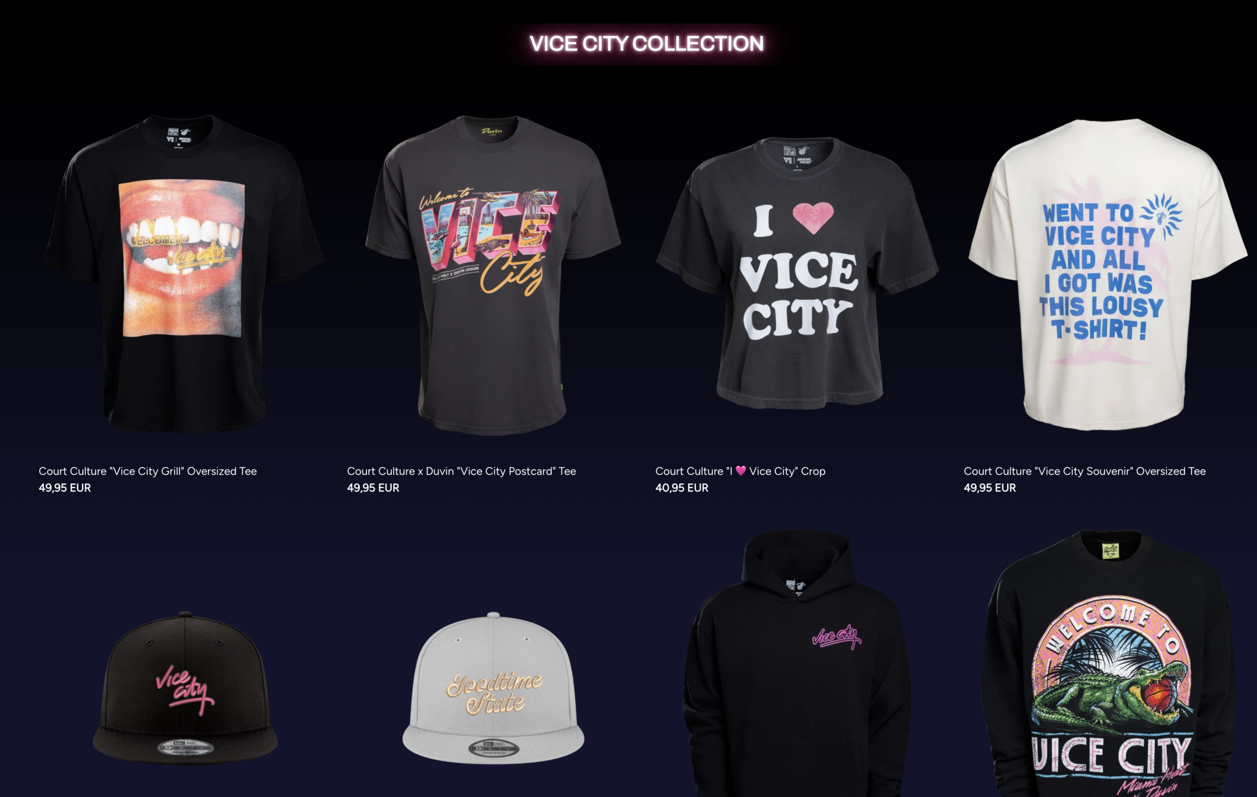 News videogiochi della settimana: la linea d'abbigliamento ufficiale Vice City Collection dei Miami Heat nata dalla partnership con GTA 6